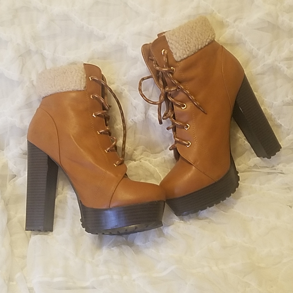 Platform booties